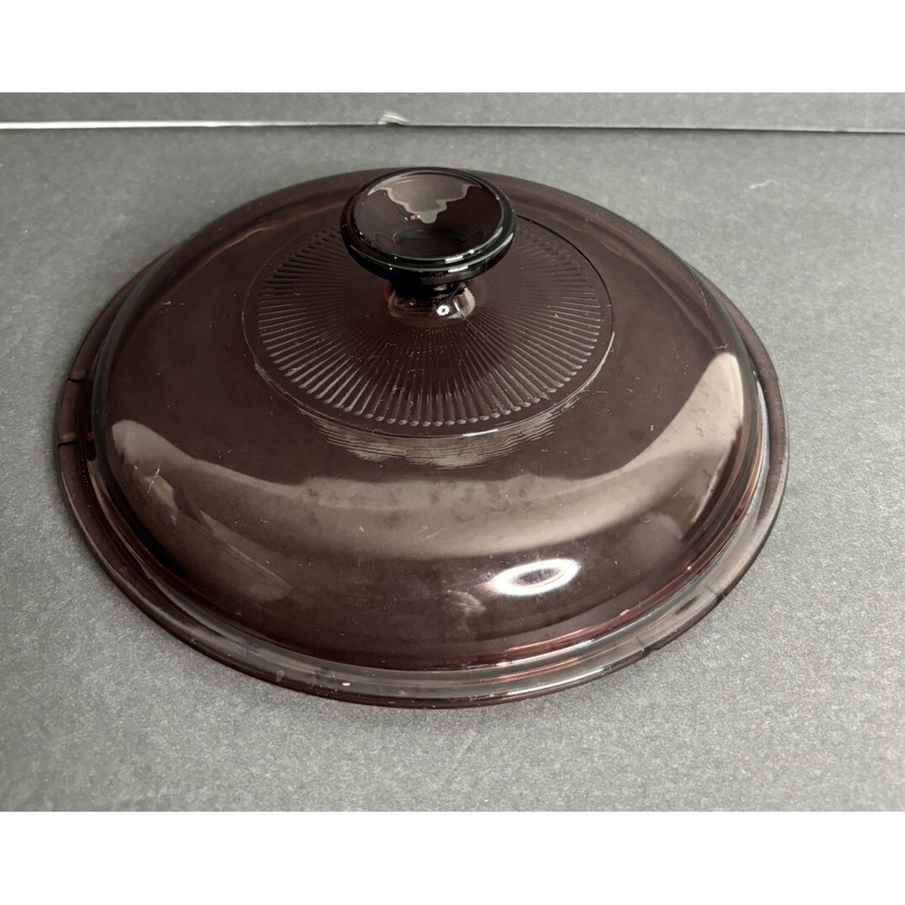 Corning Ware Visions Cranberry V 2.5 C Lid Only Replacement 8 1/2" 2.5 L